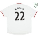 Camiseta retro visitante hombre Manchester United 2012/14 Scholes #22