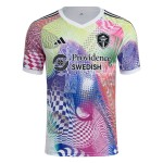 Camiseta Previa al Partido Tercera Infantil Seattle Sounders FC 2025 - Blanca Camiseta Previa al Partido Tercera Infantil Seattle Sounders FC 2025 - Blanca