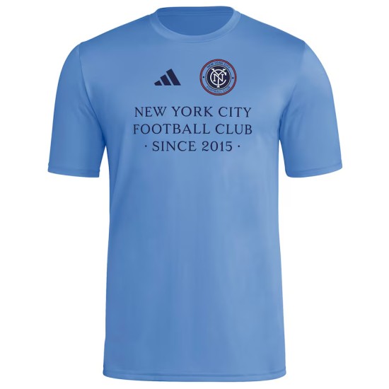 Camiseta Tercera Hook AEROREADY 2025 del New York City FC para Mujer - Azul Camiseta Tercera Hook AEROREADY 2025 del New York City FC para Mujer - Azul