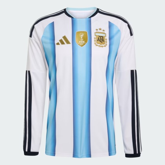 Camiseta de manga larga local de la Copa del Mundo 2026 de Argentina para mujer Camiseta de manga larga local de la Copa del Mundo 2026 de Argentina para mujer