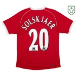 Camiseta retro local hombre Manchester United 2006/07 Solsjkaer #20