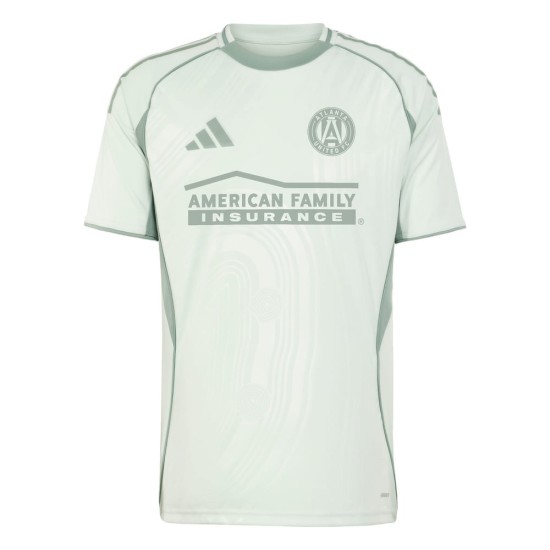Camiseta prepartido tercera Atlanta United FC 2025 verde mujer Camiseta prepartido tercera Atlanta United FC 2025 verde mujer