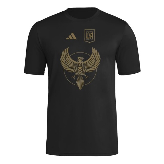 Camiseta Hook AEROREADY Tercera Infantil Los Angeles FC 2025 - Negra Camiseta Hook AEROREADY Tercera Infantil Los Angeles FC 2025 - Negra