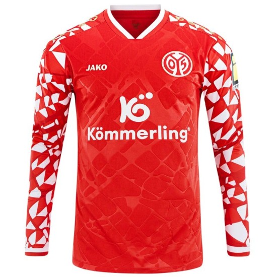 Camiseta Mujer Mainz 05 2025/26 Local Manga larga Camiseta Mujer Mainz 05 2025/26 Local Manga larga