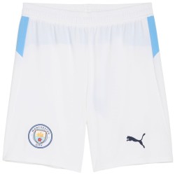 Pantalones Cortos Locales Blancos Manchester City 2025/26 Mujer