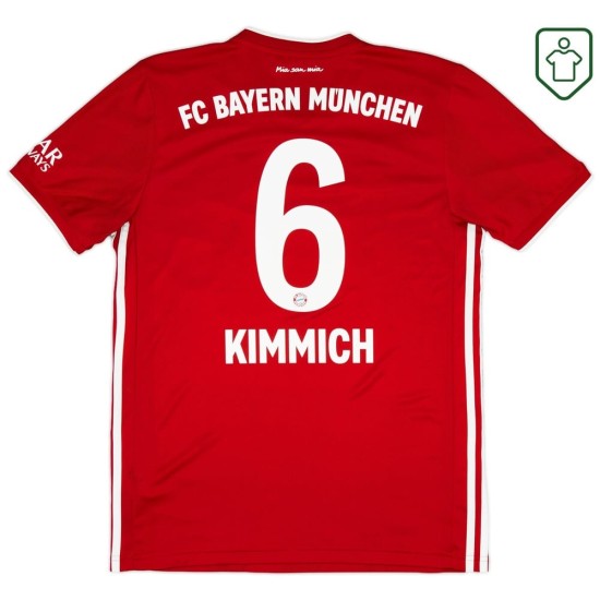 Camiseta retro Bayern Múnich 2020/21 local para hombre Kimmich #6 Camiseta retro Bayern Múnich 2020/21 local para hombre Kimmich #6