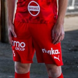 Pantalones cortos visitantes para niños IFK Värnamo 2025