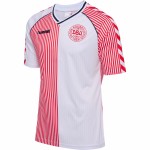 Camiseta Retro Dinamarca 86 Blanca Hombre