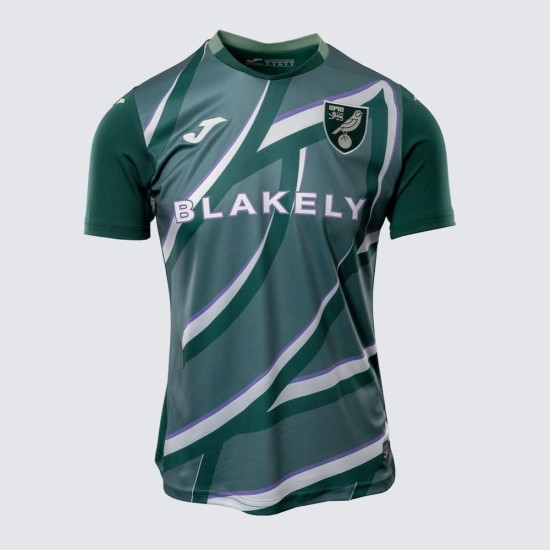 Camiseta Segunda Norwich City 2025/26 Niño