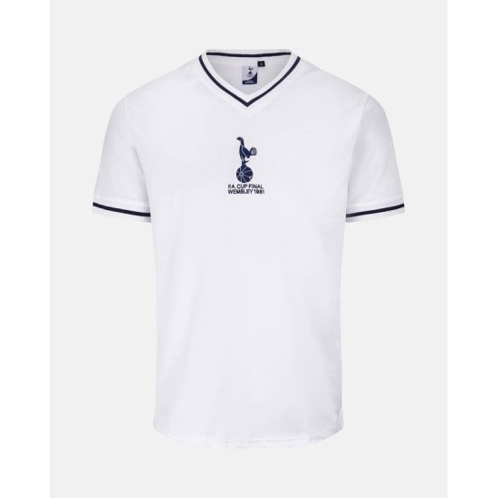 Camiseta Retro Final FA Cup Local Tottenham Hotspur 1981 #6 Hombre
