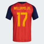 Camiseta Oficial Local España 2026 Hombre WILLIAMS JR. #17 Camiseta Oficial Local España 2026 Hombre WILLIAMS JR. #17