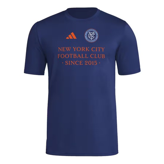 Camiseta Tercera Hook AEROREADY 2025 del New York City FC para Niño - Azul Marino