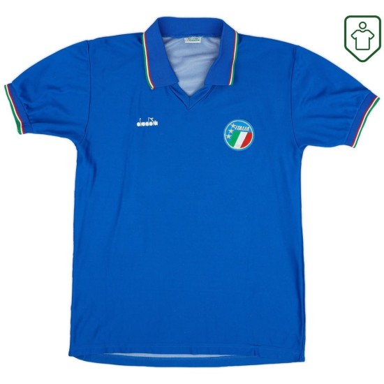 Camiseta retro local Italia 1986/91 para hombre