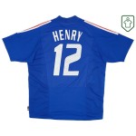 Camiseta retro local Francia 2002/04 para hombre Henry #12 Camiseta retro local Francia 2002/04 para hombre Henry #12
