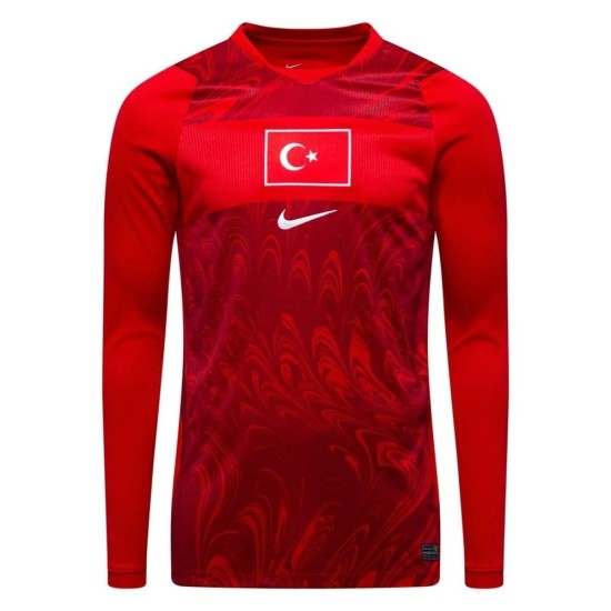 Camiseta Manga Larga Mundial 2026 Local Turquía Mujer Camiseta Manga Larga Mundial 2026 Local Turquía Mujer