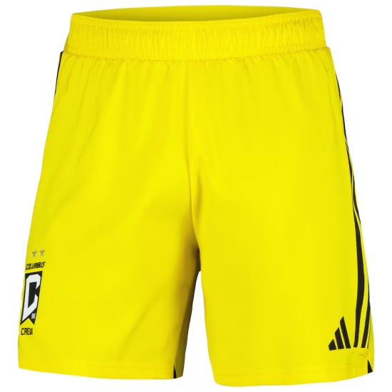 Pantalones Cortos Locales 2025 del Columbus Crew para Mujer - Dorados Pantalones Cortos Locales 2025 del Columbus Crew para Mujer - Dorados