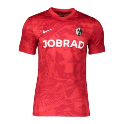 Camiseta de Calentamiento Tercera Niño SC Freiburg 2025/26 - Rojo