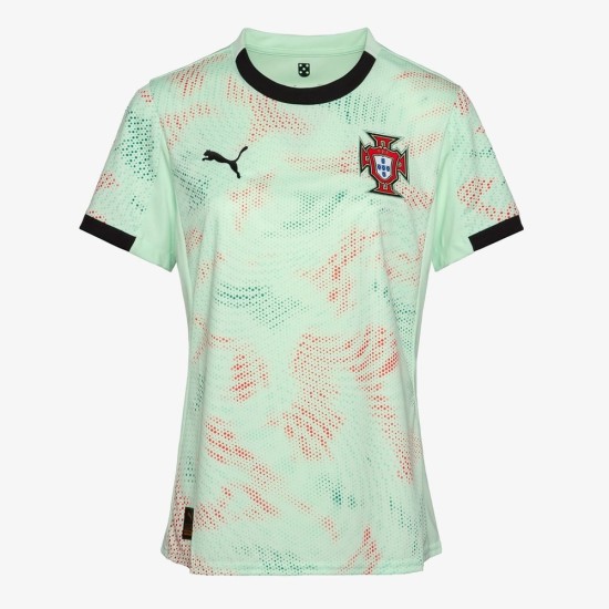 Camiseta de equipo femenino de visita para mujer Portugal 2025