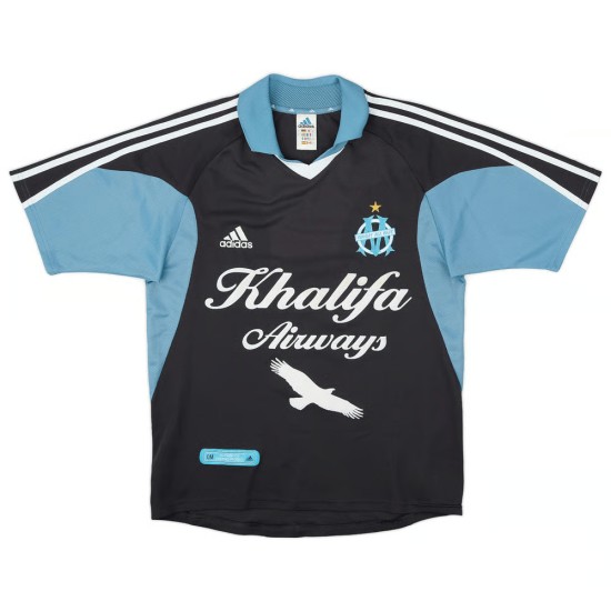 Hombre Camiseta retro visitante OM 2001/02