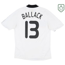 Camiseta retro local Alemania 2008/09 para hombre Ballack #13