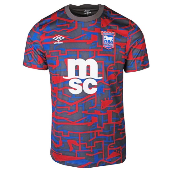 Camiseta de calentamiento visitante Ipswich Town 2025/26 hombre