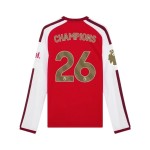 Camiseta de Manga Larga de Campeón de la Premier League del Arsenal para Niño #26 Camiseta de Manga Larga de Campeón de la Premier League del Arsenal para Niño #26