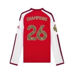Camiseta de Manga Larga de Campeón de la Premier League del Arsenal para Hombre #26