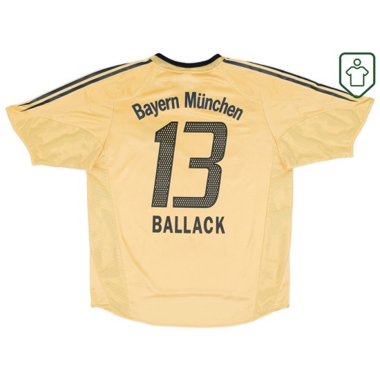 Camiseta retro Bayern Múnich 2004/05 visitante para hombre Ballack #13