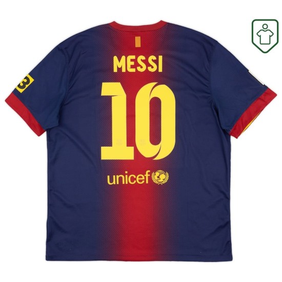 Hombre Camiseta retro local FC Barcelona 2012/13 Messi #10 Hombre Camiseta retro local FC Barcelona 2012/13 Messi #10