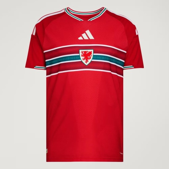 Camiseta local auténtica de la Copa del Mundo 2026 de Gales para hombre