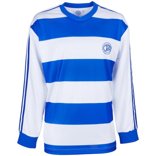 Camiseta Retro de Manga Larga Local 1977/78 de Queens Park Rangers para Niño Camiseta Retro de Manga Larga Local 1977/78 de Queens Park Rangers para Niño