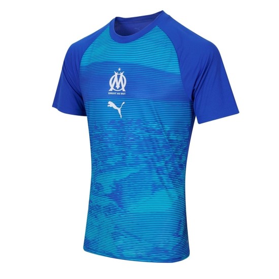 Camiseta Pre-Partido Tercera de Niño Olympique de Marsella 2025/26 – Azul Camiseta Pre-Partido Tercera de Niño Olympique de Marsella 2025/26 – Azul