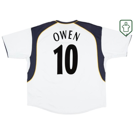 Camiseta retro visitante hombre Liverpool 2001/03 Owen #10 Camiseta retro visitante hombre Liverpool 2001/03 Owen #10