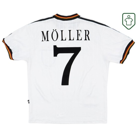 Camiseta retro local Alemania 1996/98 para hombre Möller #7