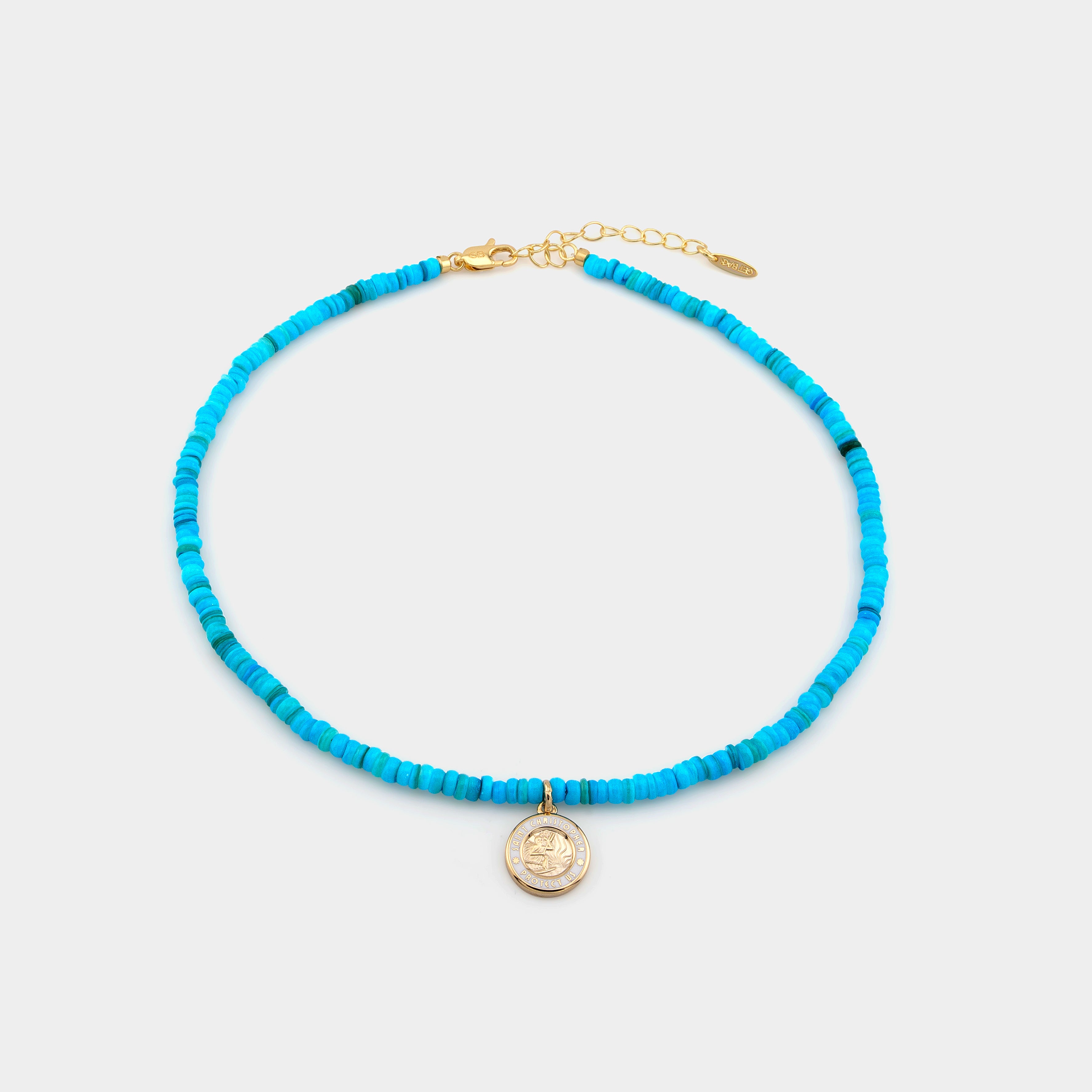 Gargantilla de cuentas Crystal Coast - Dorada